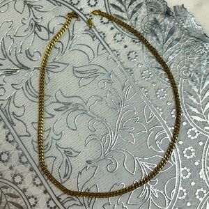 Sterling silver gold plated necklace